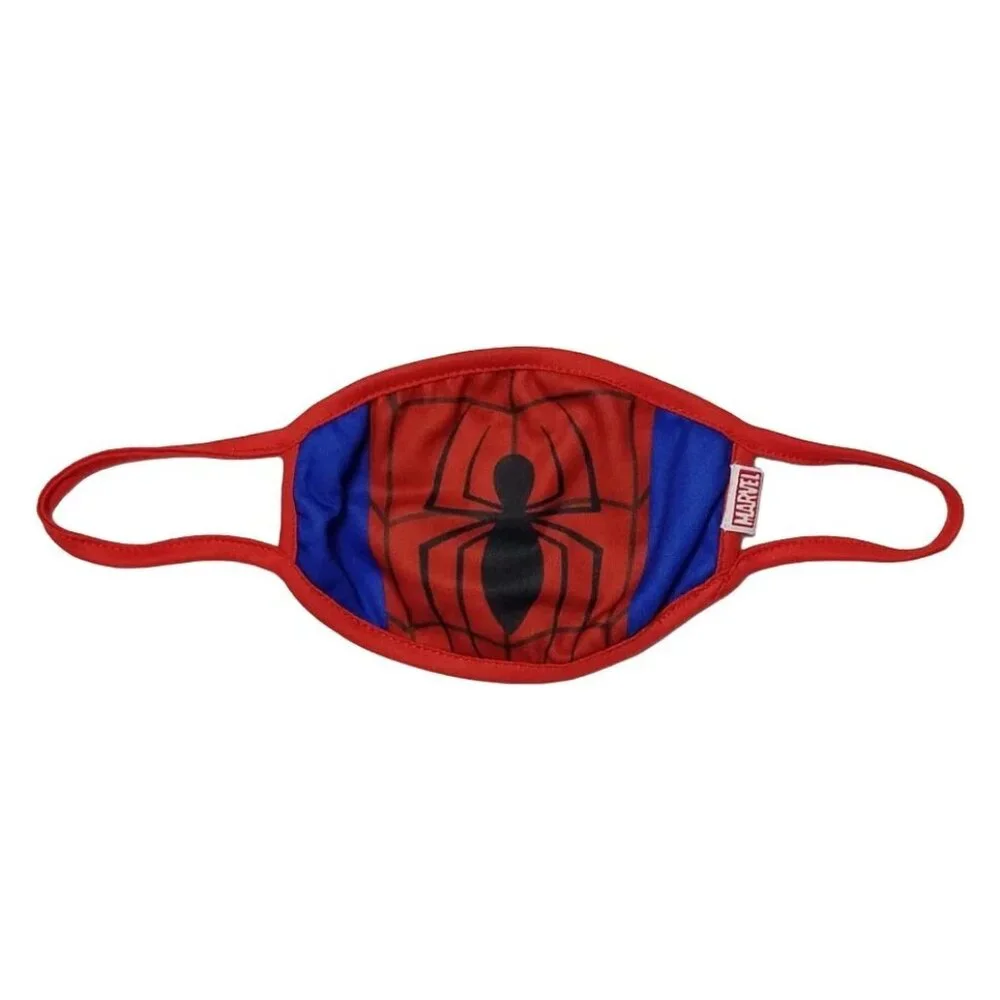 Marvel SPIDER-MAN 2Pcs. Re-Usable Washable Kids Cloth Face Masks (4+)